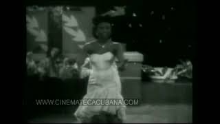 Celia Cruz canta "El mambo es así". Filme Rincón Criollo (Cuba, 1950)