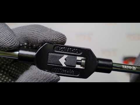 Вороток для мітчиків YATO: M3-M10, L= 180 мм [25/100]