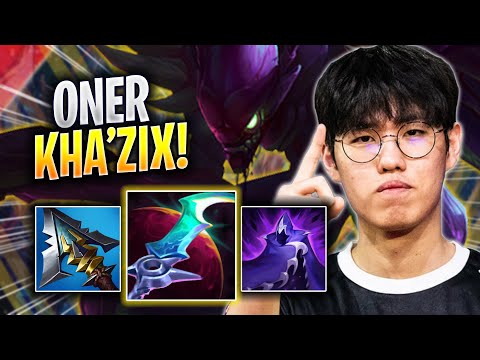 ONER SHOWTIME WITH KHA'ZIX! - T1 Oner Plays Kha'zix JUNGLE vs Nidalee! | Season 2023