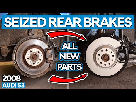 Replacing EVERYTHING on the Audi S3 8P REAR brakes