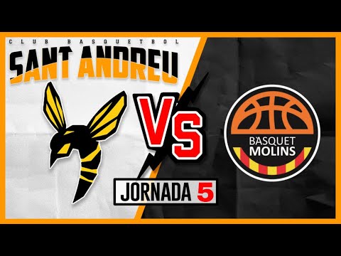 CB SANT ANDREU 🆚 CB MOLINS DE REI || Partido COMPLETO - Jornada 5 || Mi Temporada FLOPPBALL