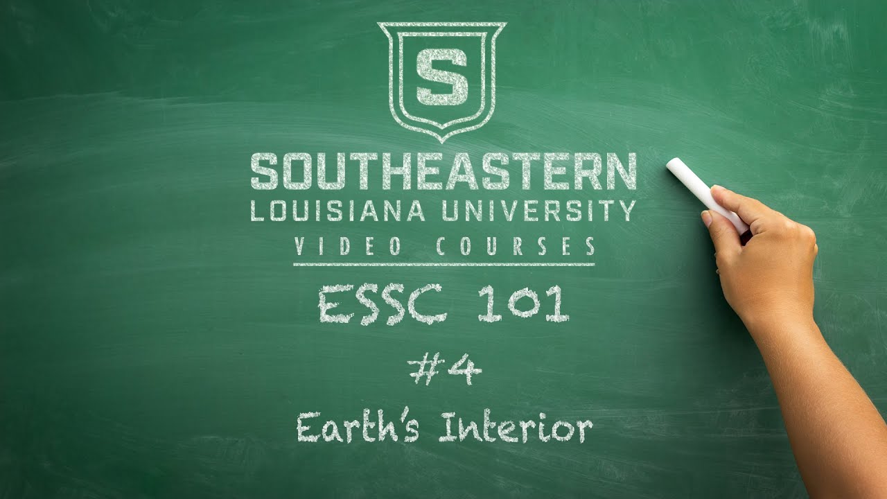 ESSC 101 #4 - Earth's Interior
