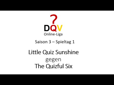 DQV Online-Liga Saison 3 - Match of the Week Spieltag 1