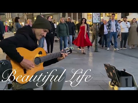 Imad Fares Magical Fingers with Guitar Strings | Krakow #cracovia #music #travel #dancemusic #guitar
