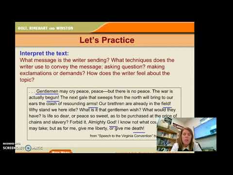 Analyzing Non Fiction