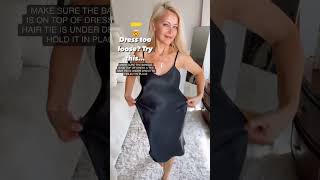 DRESS TOO LOOSE? | FASHION HACKS | STYLE IDEAS #shorts #shortvideo