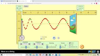 Phet simulation and virtual lab on waves