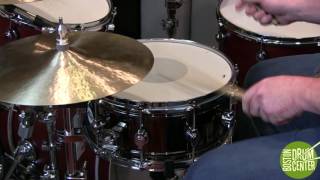 Video thumbnail for DW Design Series 6.5" x 14" Black Nickel Over Brass Snare by Boston Drum Center