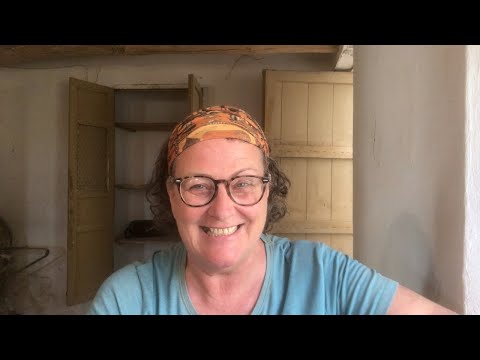 19. Spanish Farmhouse renovation - revealing beautiful beams and searching for plumbing.