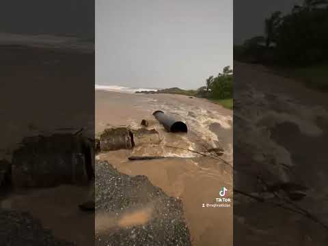 Cuango y Playa Chiquita/Santa Isabel/costa arriba de Colón han quedado incomunicados este domingo.