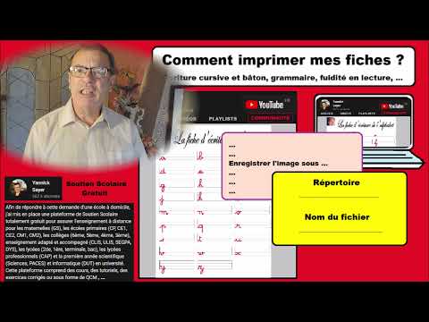 Fiche d'écriture à imprimer maternelle et fluidité en lecture gratuit