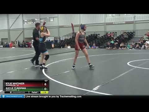 127 Lbs Round 5 (8 Team) - Kylie Whitaker, Washington Vs Kaylie Clingman, North Dakota E9d7