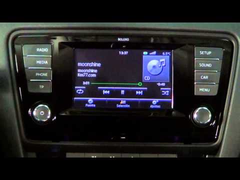 Škoda Octavia. Modelo 2013. Equipo de sonido. Bolero