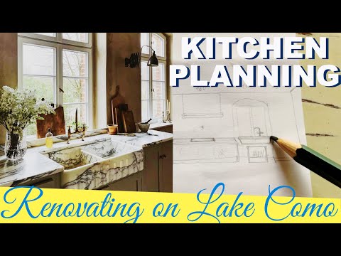 Day 118 of a big renovation on lake Como\Kitchen planning & flea market