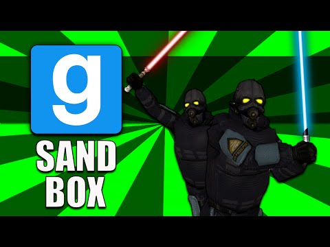 Gmod Sandbox - Lightsaber Ragdoll Fight! (Garry's Mod)