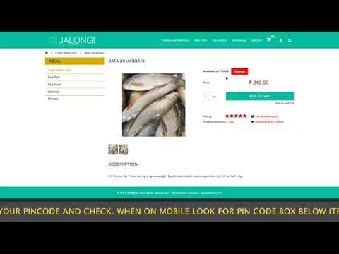 Check availability in your area using your pin code!