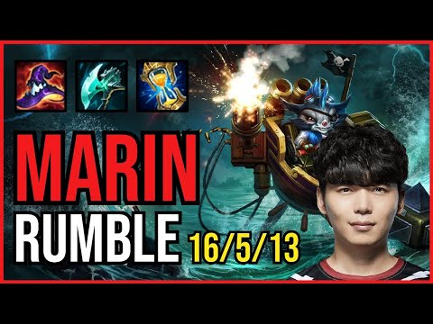 MARIN - RUMBLE vs. ORIANNA Mid | KR MASTER | PATCH 11.1