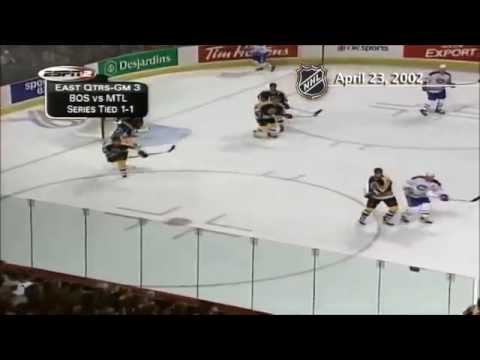 Saku Koivu's game-winning goal against the Boston Bruins (April 23, 2002)