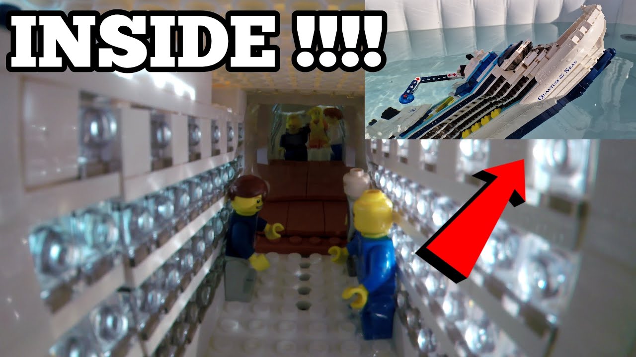 INSIDE LEGO BOAT SINKING!