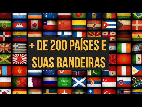 Todos os países e suas bandeiras