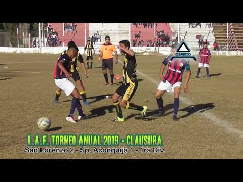 San Lorenzo 2 - Sp. Aconquija 1 (LAF - Clausura 2019) - fecha 1