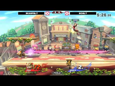 Sm4sh: CT2016 - Skarfelt (Fox) Vs Schilt (Shulk) - RR Pools