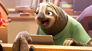Flash Sloth Scene | Zootopia (2016) | Movie Clip
