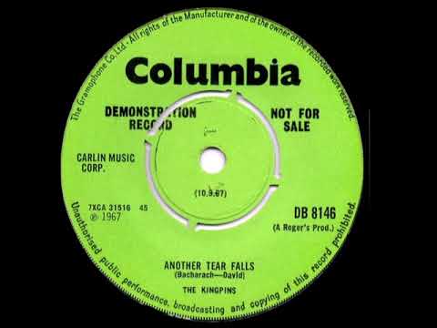 Soulful Gem - THE KINGPINS - Another Tear Falls - COLUMBIA 8146 - UK 1967 Cool Ballad