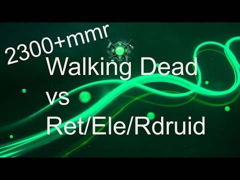 2300mmr Insane Walking Dead vs Ret/Ele  - 7.1 Mw Monk PvP
