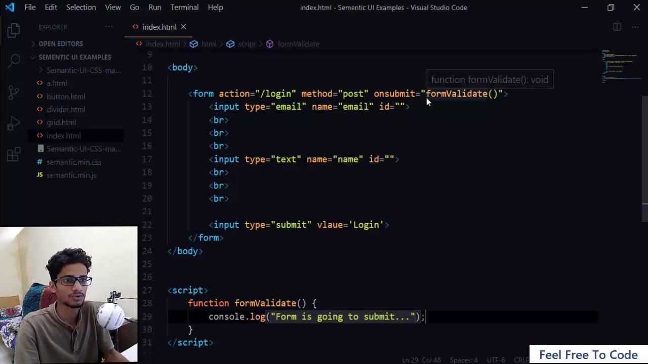 stop form submission | Javascript