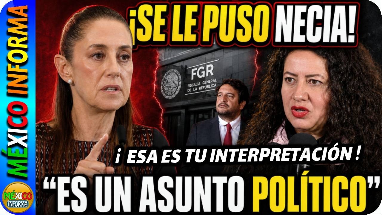 SE PUSO NECIA LA REPORTERA DE PROCESO. ASÍ LE RESPONDIÓ LA PRESIDENTA EN LOS TEMAS DE ANDY Y LA 4T.