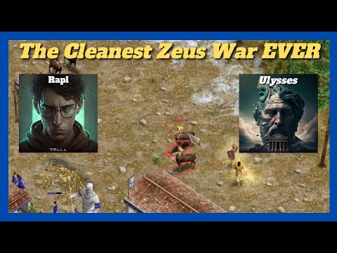 Fundamental, Brutal Efficiency | Rapl (Zeus) vs Ulysses (Zeus) Game 1/5 #aom #ageofempires