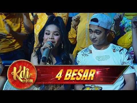 Merdu! Si Cantik Delima Nyanyi Ditemani Eza Gionino [DITINGGAL RABI] -  Kontes 4 Besar KDI (10/9)