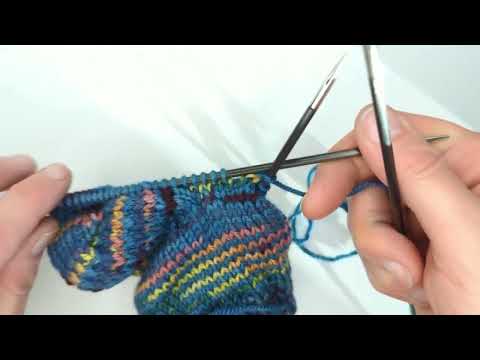 Working the ssk decrease for Simplingo sock gusset