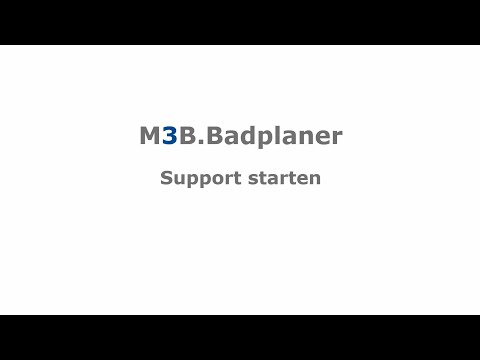 M3B.Badplaner Support starten