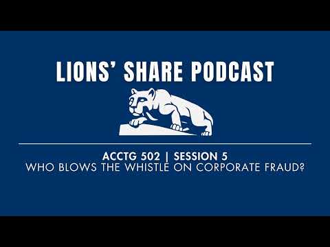 Thumbnail for ACCTG 502 | Session 5 | Who Blows the Whistle on Corporate Fraud? by Luigi Zingales