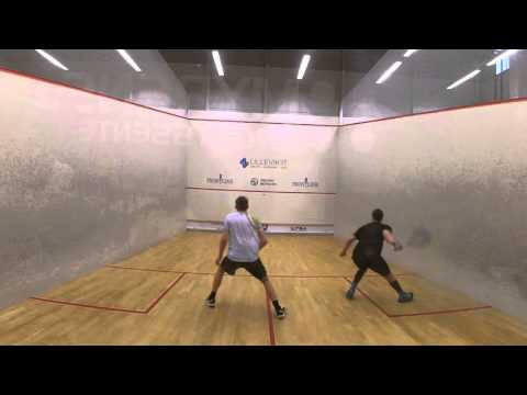 Squash NM 2016 - Kvartfinale herrer - Adrian vs Trym - del 4