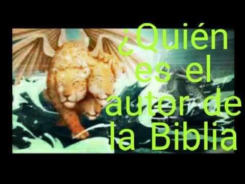 ¿Quién es el autor de la Biblia