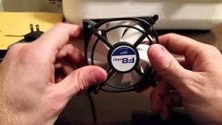 Wire A Computer Fan To Run On Wall Power For Use In An Incubator