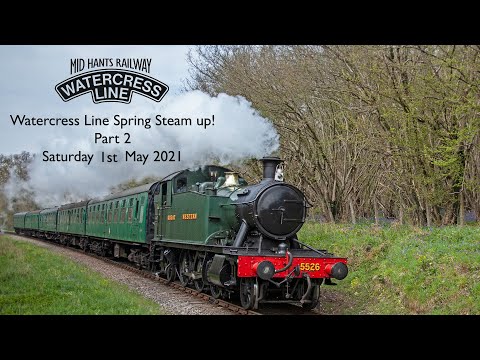 Watercress Line Spring Steam Up - From Lineside & The Yard Saturday 1st May 2021 PART 2