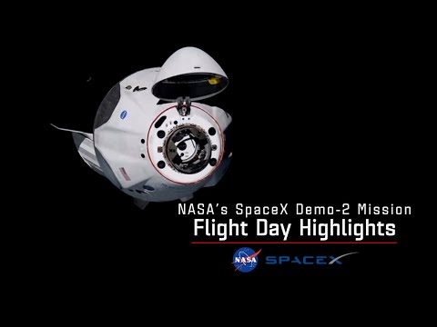 SpaceX DM-2 Flight Day Highlights - May 31, 2020