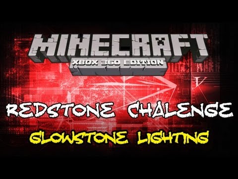 Insane Redstone Challenge and Glow Stone Lighting Trick in Minecraft Xbox!