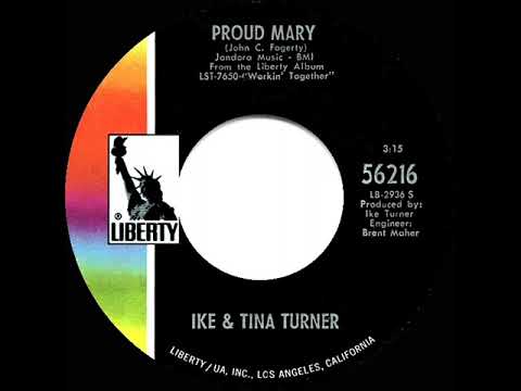 1971 HITS ARCHIVE: Proud Mary - Ike & Tina Turner (stereo 45)