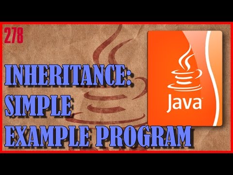 Java Simple Inheritance Example Oop