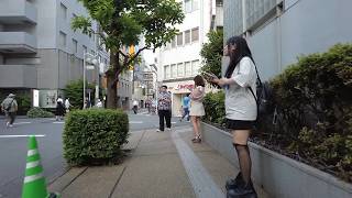 Relaxing Walk in Tokyo, Walking in Japan, Shinjuku Kabukicho, Okubo Park 夕方の新宿歌舞伎町・大久保公園をお散歩！ラブホテル街！