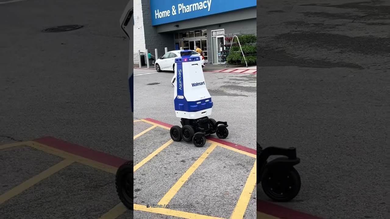 Walmart unveils robot security guard