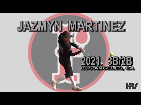 2021 Jazmyn Martinez 3B and 2B Softball Skills Video - Hollywood Firecrackers Acosta