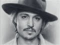 如何畫一張照片般的 Johnny Depp 肖像