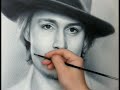如何畫一張照片般的 Johnny Depp 肖像