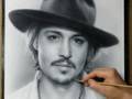 如何畫一張照片般的 Johnny Depp 肖像